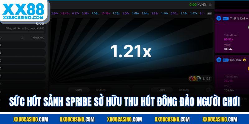 Sức hút sảnh SCRIBE sở hữu thu hút đông đảo người chơi